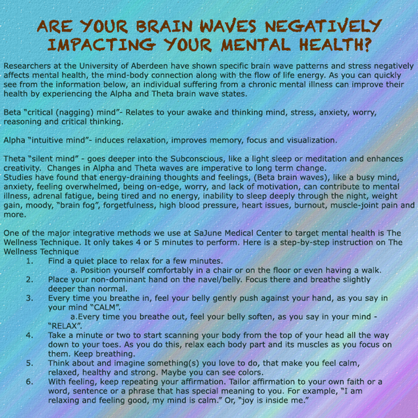 ARE YOUR BRAIN WAVES NEGATIVELY IMPACTING YOUR MENTAL HEALTH?