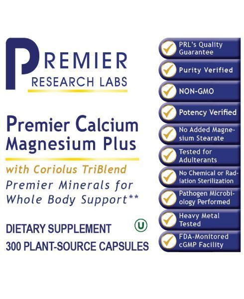 Calcium Magnesium Plus (300 Caps)
