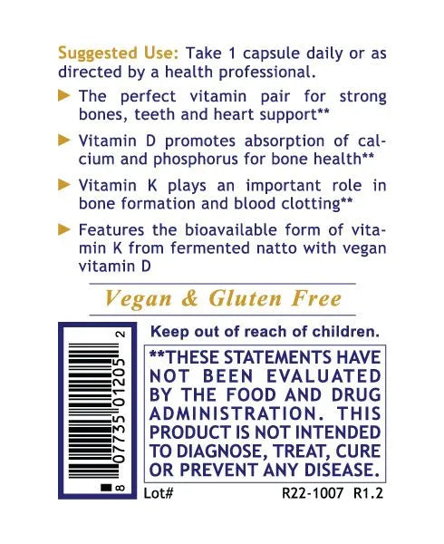 Vitamin D3/K2.